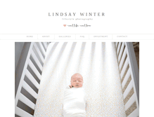 Tablet Screenshot of lindsaywinter.com